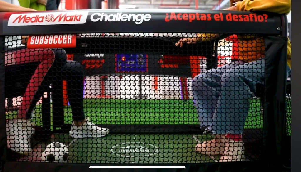 El Subsoccer no podía faltar en la Fanzone de MediaMarkt