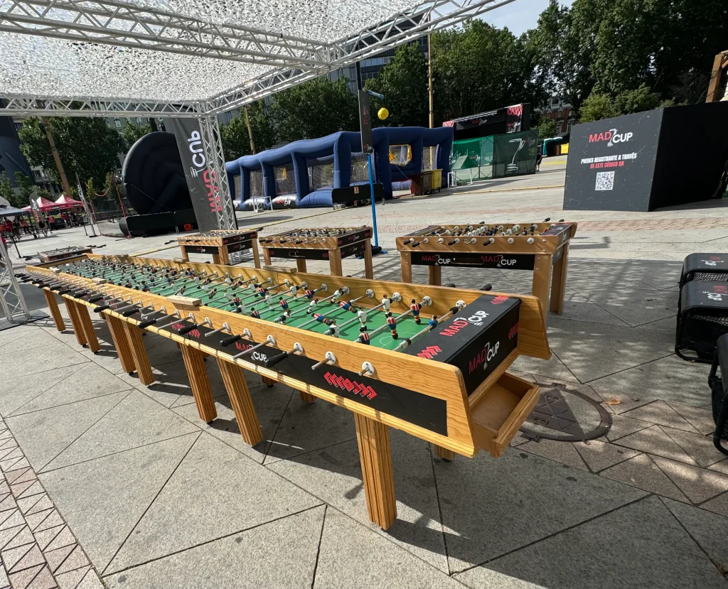Futbolín gigante para todo tipo de eventos