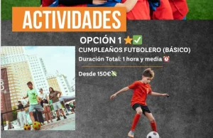 Cumpleaños Futbolero Básico