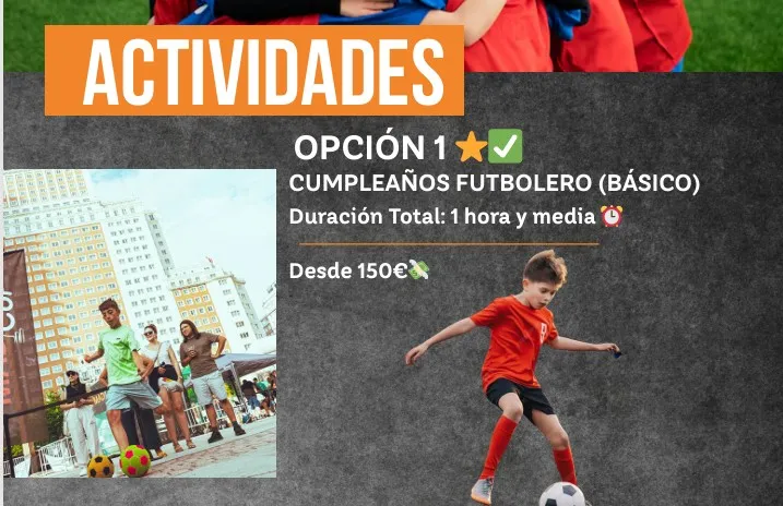 Cumpleaños Futbolero Básico