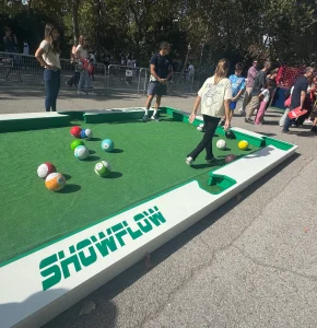 Tu billar fútbol vinilado con tu marca