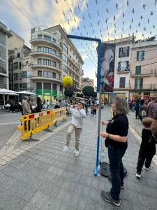 El CR7 Jump Challengue es un infaltable en las fiestas de pueblo