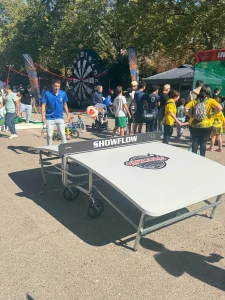 Partidas emocionantes de Teqball