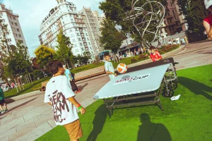 El Teqball es ideal para todas la edades