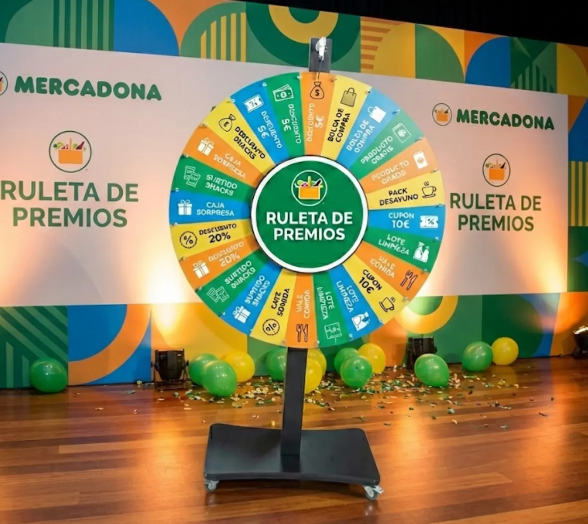 Ruleta vinilada de Mercadona
