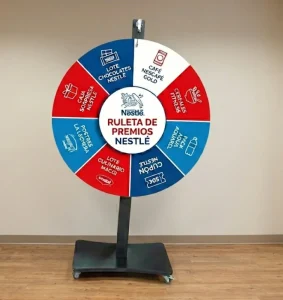 Ruleta vinilada de Nestlé